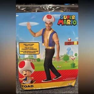 Nintendo Super Mario Toad ADULT Costume